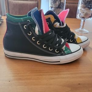 Multi-colored Converse